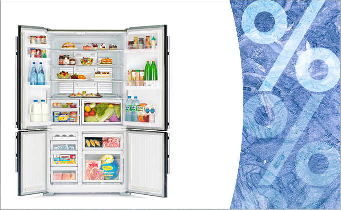 Скидки на холодильники Mitsubishi с 18 февраля по 31 марта 2021 года