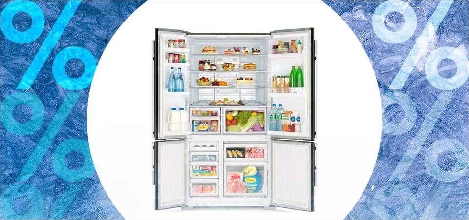 Скидки на холодильники Mitsubishi с 18 февраля по 31 марта 2021 года