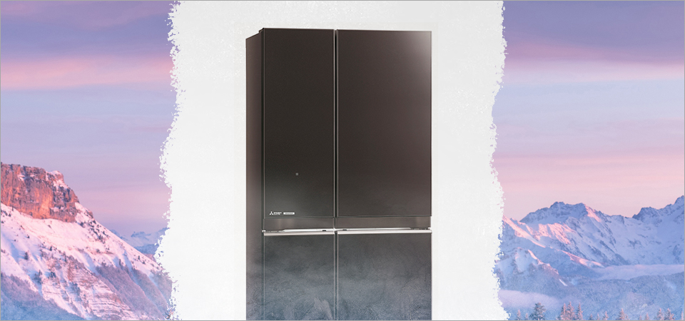 Преимущества четырехдверных холодильников Mitsubishi Electric
